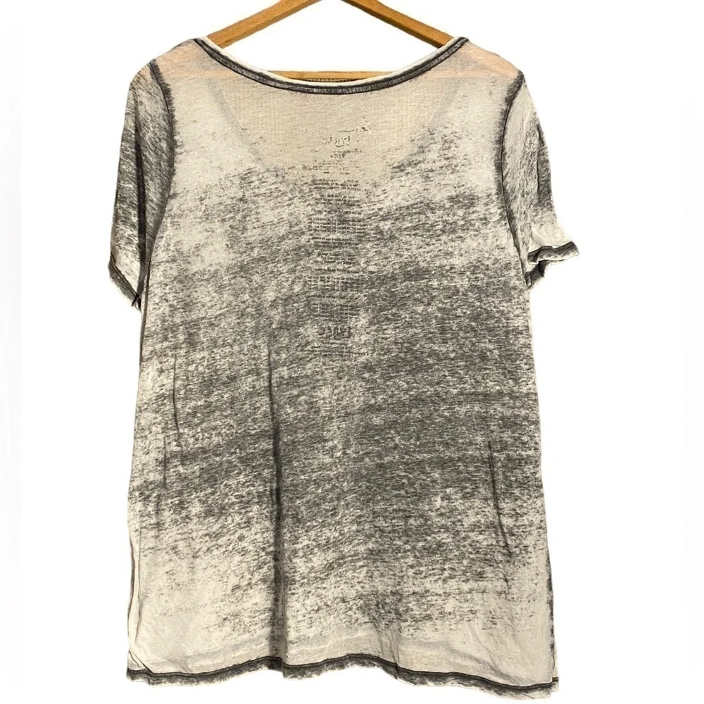 Lane Bryant by Lyric Gray Burnout T-Shirt Rock and Roll All Night